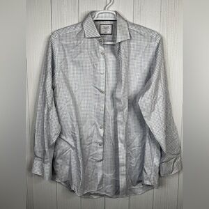 Charles Tyrwhitt Shirt 16.5 35 Non Iron Classic Fit